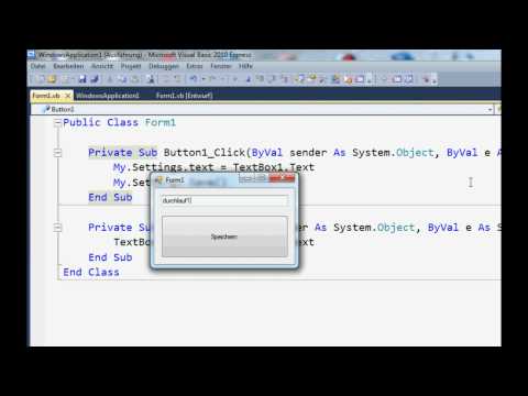 Visual Basic - #11 Intern Speichern (By XJC) [HD]