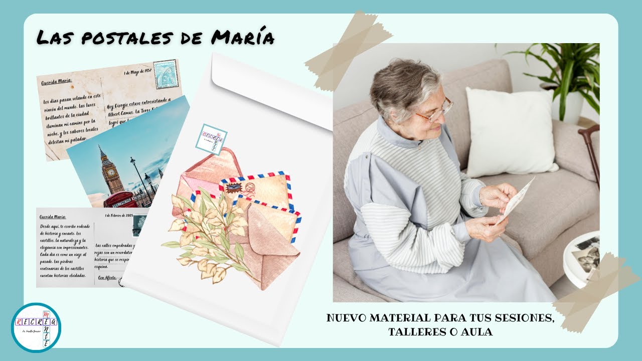 Las Postales de María - Material para trabajar memoria, atención y ...