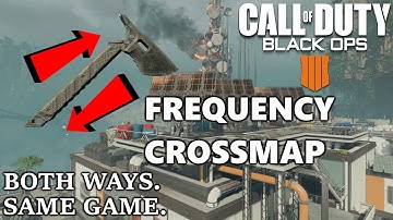 COD BO4 BLACK OPS 4 TOMAHAWK / COMBAT AXE ACROSS THE MAP BOTH WAYS SAME GAME on FREQUENCY