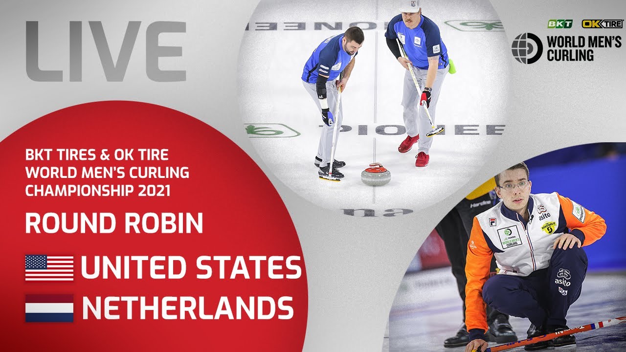 United States v Netherlands - Round Robin - World Mens Curling Championship 2021