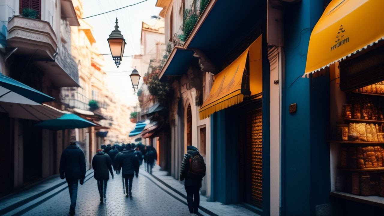 Street Walking on a Windy Day 4k UHD 60fps City Walks YouTube
