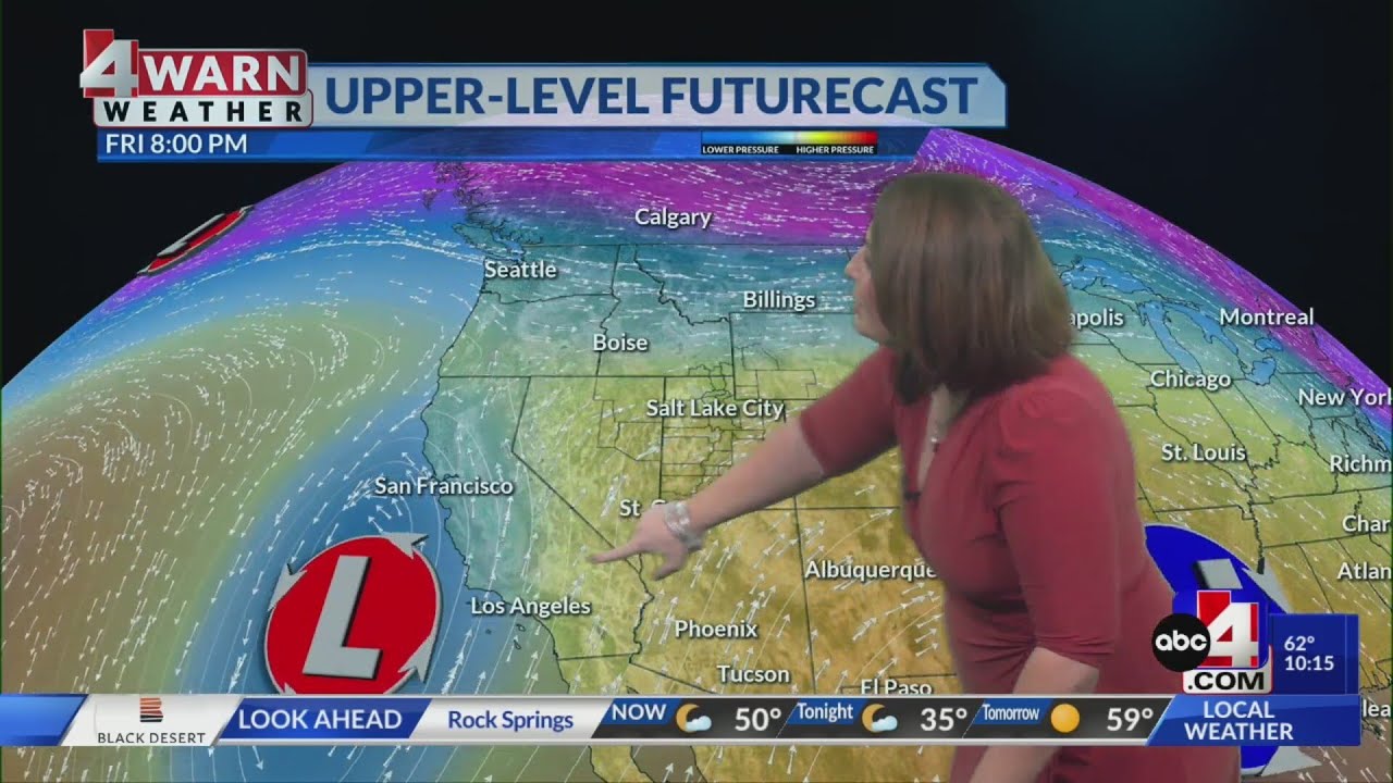 Whipping winds, isolated showers and an unsettled weekend ahead - YouTube