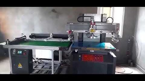 3/4 Automatic Flat Screen Printing Machine with LED UV Curing