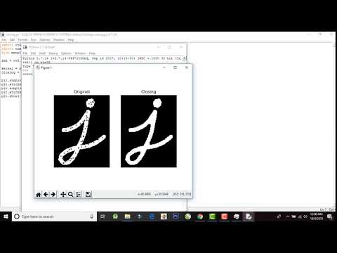 Closing with OpenCV Python