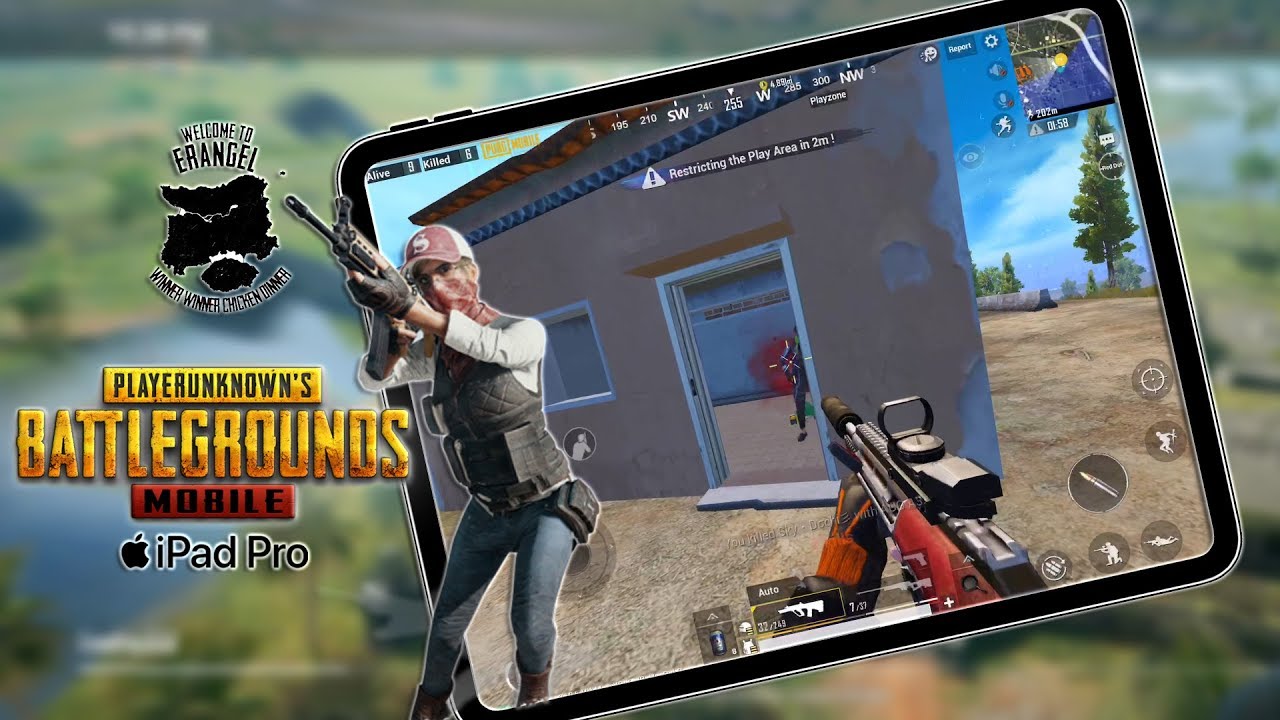 PUBG Mobile | FPP SOLO pushing rank Gameplay in new Ipad Pro 2018