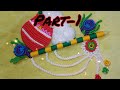 Part 1.Macrame flute 🪈 with Dahi Handi and peacock feather 🦚