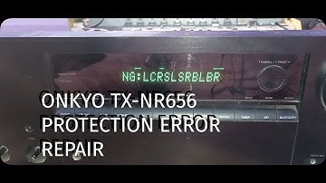 onkyo tx-nr656 in protection mode repair