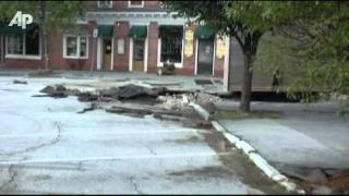 Raw Video: Cleaning Up Irene's Mess in VT, N.Y.