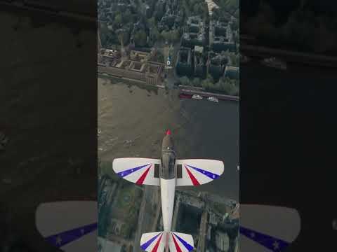 Flying Over Big Ben, London, UK in Microsoft Flight Simulator