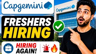 🔥 Capgemini Hiring 2026 | Java Developer | 0-5 Years Experience | Freshers Can Apply