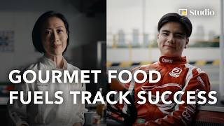 Racing driver’s healthy diet fuels success