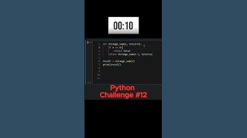 Can You Solve This Python Recursion Puzzle? 🐍 #PythonChallenge
