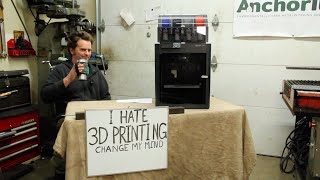 I Hate 3D Printing. Change my Mind.
I challenged Bambu Lab to change my mind about 3D printing. They sent me a P1S, so this video shows some of the sort of things Im going to be doing with it, my thoughts on it, and my thoughts on 3D printing in general.
Special thanks to Bambu Lab for sponsoring this video. Check them out here:
https://store.bambulab.com?utm_source=youtube&utm_medium=JeremyMakesThings&utm_campaign=video
If you like what Im doing here and find some value in it, consider joining my Patreon. Patrons get ad-free videos, weekly behind the scenes updates, and a deep feeling of satisfaction and well being that come with knowing theyre helping me create.
https://www.patreon.com/Jeremymakesthings I Hate 3D Printing. Change my Mind.
