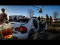 27-Year-Old TRAPPED in Wreckage After Drunk Crash, Cognac Bottle on Her Lap!