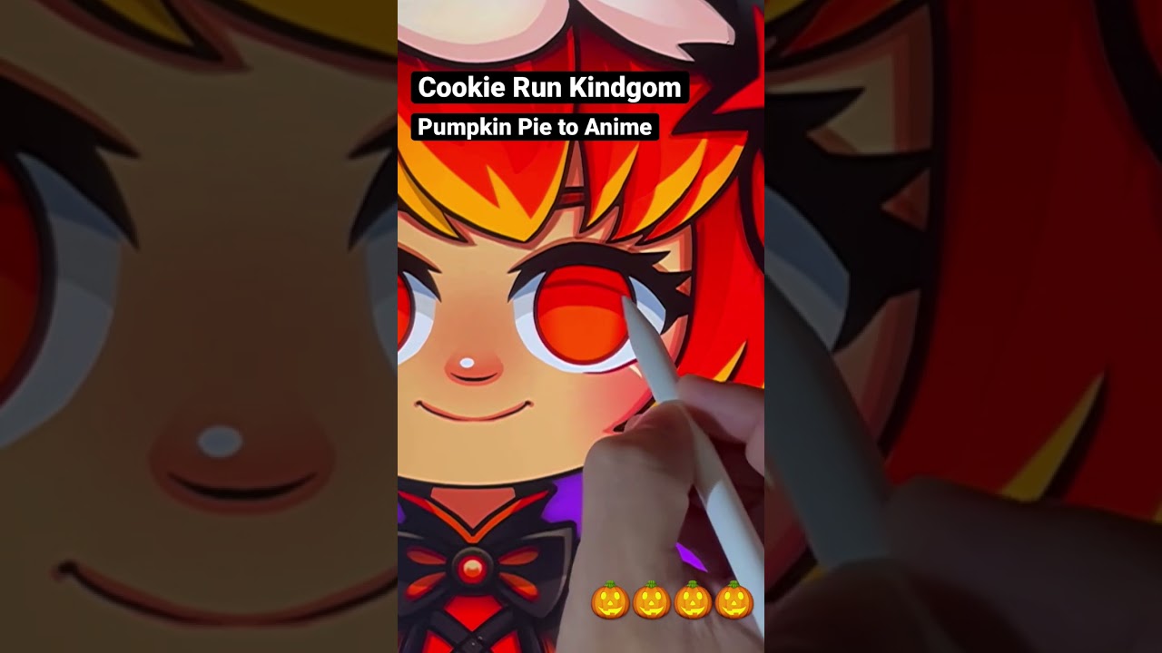🎃Speed Edit Cookie Run Kingdom Pumpkin Pie to Gacha Life Drawing 🎃#gachaclub #cookierun #halloween