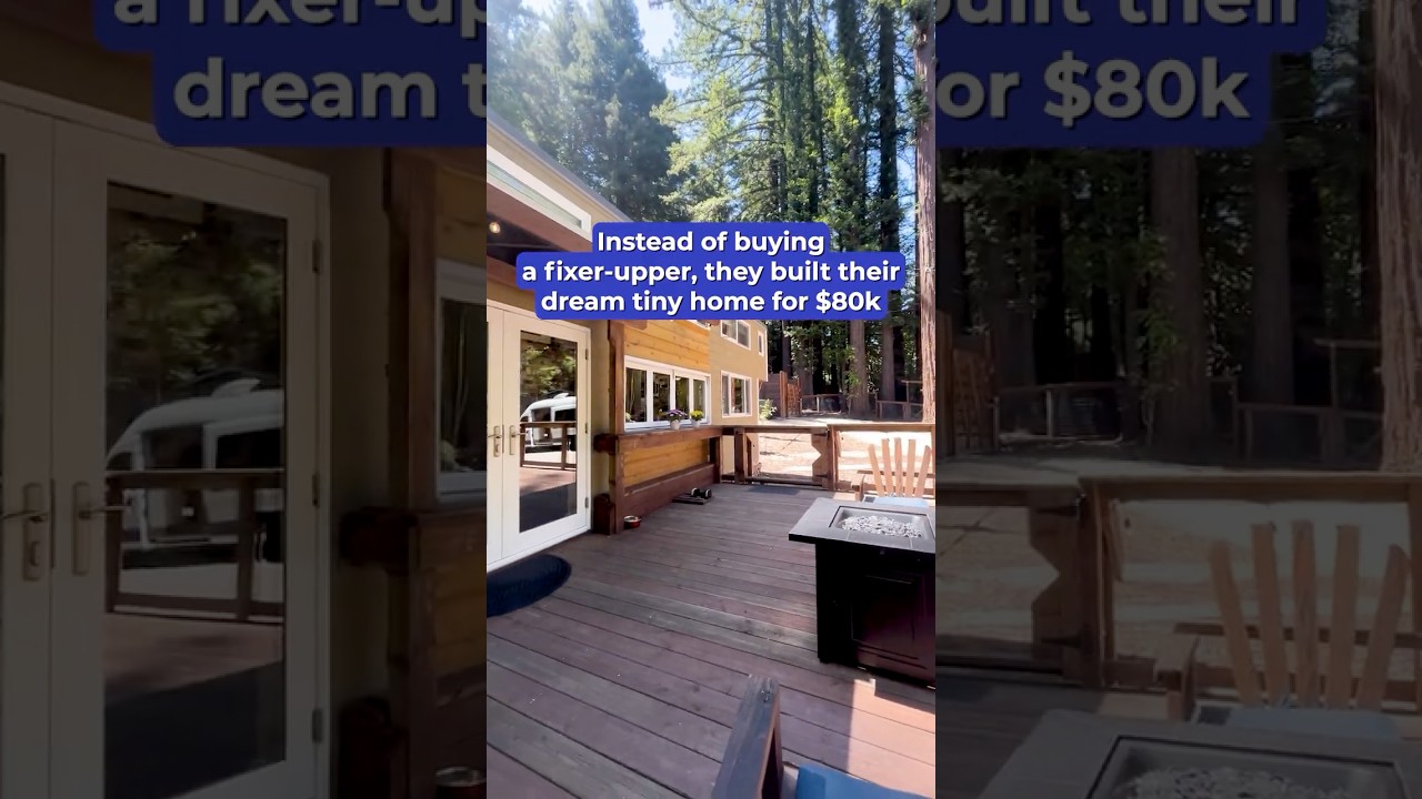 Dream DIY Tiny Home built for $80k #shorts