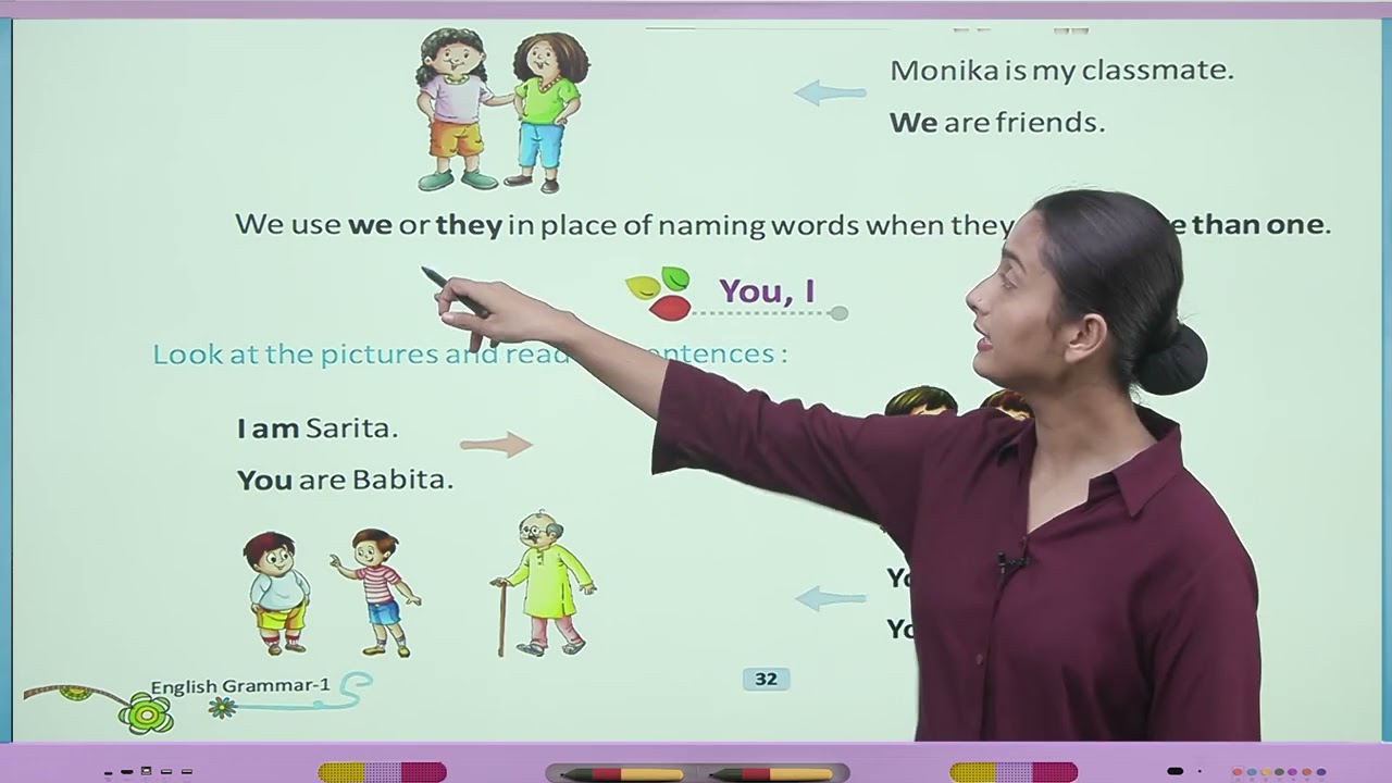 Ch 9 | Jophiel Books | Grammar | Class 01 | Pronouns | For children