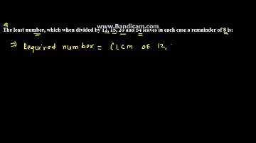 LCM and HCF Problem 40