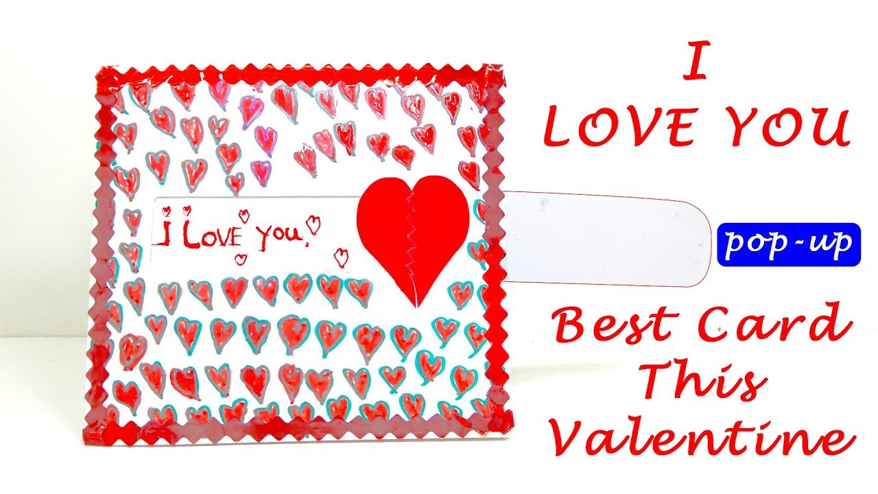 DIY Valentine Card Love Slider Card Tutorial Best Valentine Card Lina's