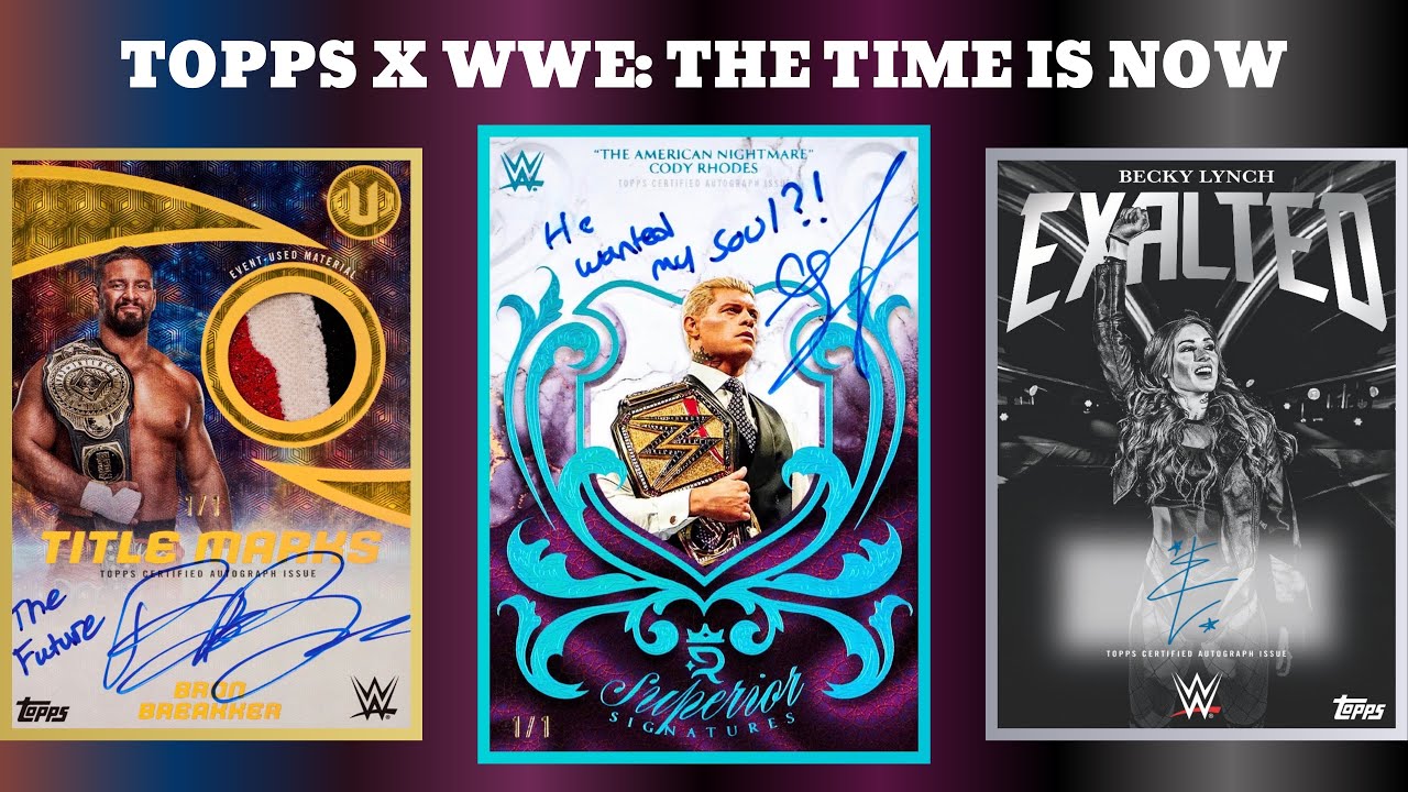 TOPPS x WWE SNEAK PEAKS! | Exalted, Royalty & Chrome ‘26! 