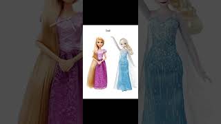 Tangled VS Elsa #disneyprincess #frozen #tangled