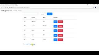 codeigniter crud operation code