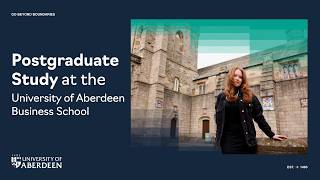 Business School Postgraduate Information Session Webinar  |  University of Aberdeen  |  April 2026