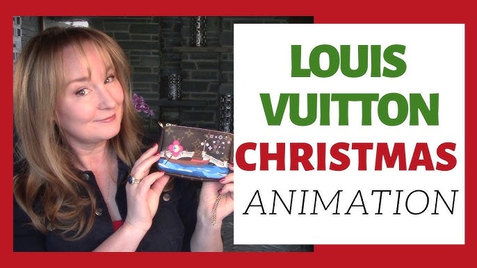 Louis Vuitton Mini Pochette reveal- limited edition Christmas animation  2019- pre-launch 