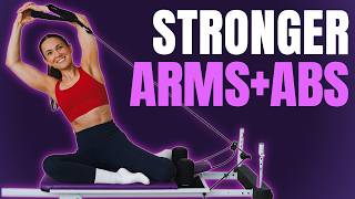 30-Min Intermediate Reformer Pilates | Strong Arms &amp; Sculpted Abs