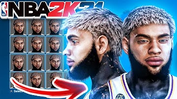 🦋*NEW* BEST*  DRIPPY AND COMP FACE CREATION OF NBA 2K21!MOST INTIMIDATING FACE CREATION IN THE GAME