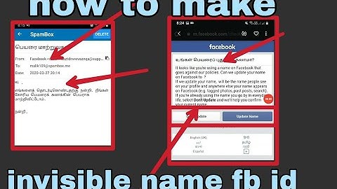 How make full invisible name Facebook I