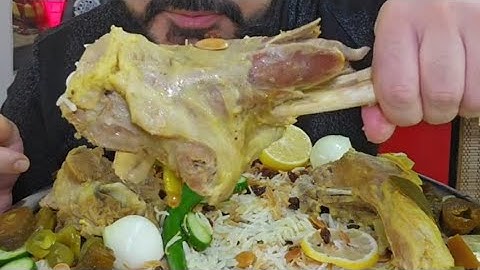 تحدي اكل المنسف العراقي او دليمية تشريب لحم اصفر اكلة العراق بالمناسبات والاعراس