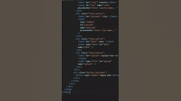 How to create job applications using HTML and CSS ?