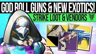 Destiny 2 God Roll Weapons & New Exotics Patch Notes, New Strike Loot, Dlc Vendor & Milestones