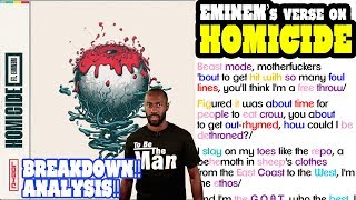 Eminem's Homicide Verse | REACTION! BREAKDOWN! ANALYSIS!