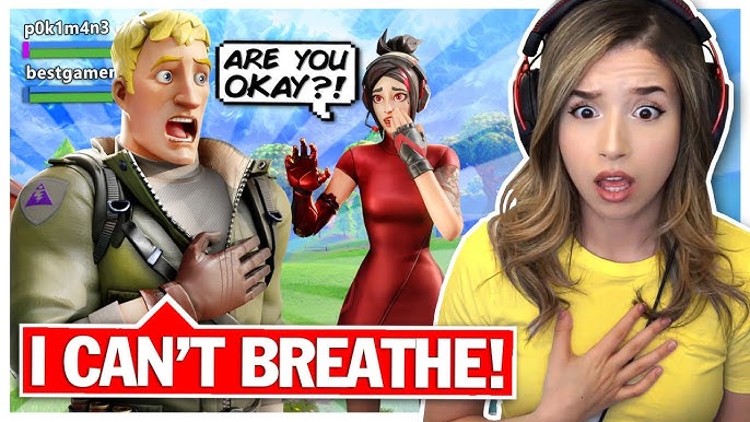 Cute, but deadly: Pokimane reacts to receiving her Fortnite skin