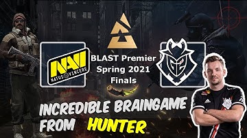 NAVI vs G2: Incredible BrainGame from HuNter on Mirage, BLAST Premier Spring Final