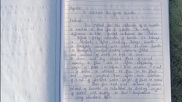 bsc 3rd semester chemistry all practical 2023 | calibration of pipette.. | bsc 3rd sem chemistry|