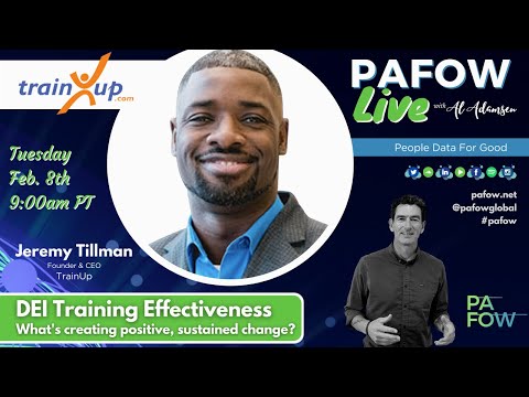 Jeremy Tillman of TrainUp on PAFOW Live with Al Adamsen