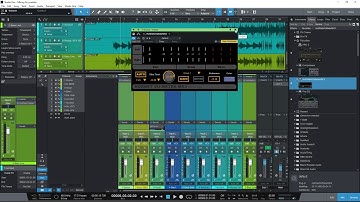 Presonus Studio One gain staging with  Hornet VU METER MK3
