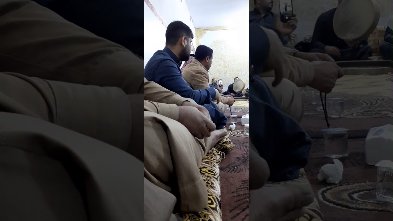 المداح احمد جياد الحلبوسي والمداح عبدالرحمان الرفاعي في منطقة السجاريه