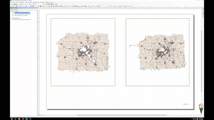 Creating and using multiple data frames in ArcMAP