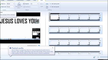 How to adjust the audio volume  level in a video on windows movie maker 2011