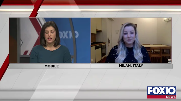 American student in Italy talks live with FOX10's ...