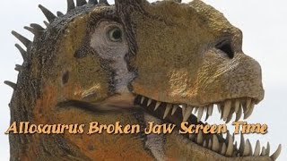 Dinosaur Revolution: The Watering Hole - Screen Time Allosaurus Broken Jaw