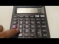 How to calculate percentages using the % button Casio ...
