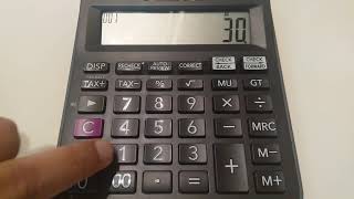 how to calculate gross profit margin on calculator