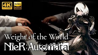 NieR:Automata / Weight of the World -piano solo-【4K / Hi-Res Audio】