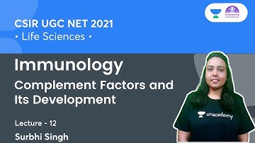 Complement Factors and Its Development | Immunology | CSIR UGC NET 2021 | By Surbhi Singh