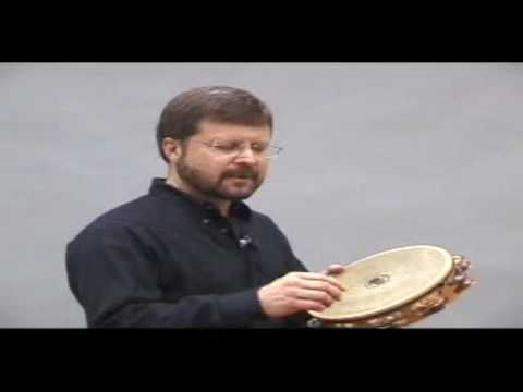 Christopher Deane tambourine demonstration